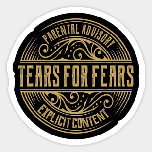 Tears for Fears Vintage Ornament Sticker